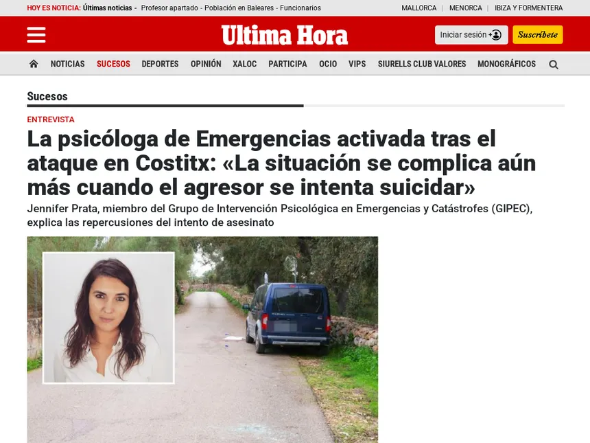 Ultima Hora Jennifer Prata